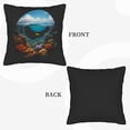 thumbnail image 6 of Vibrant Coral Reef Throw Pillow Covers 18x18in Set of 2 - Colorful Underwater Scene for Couch Bed or Car Decor, 6 of 8