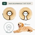 thumbnail image 6 of Kuoser Soft Inflatable Dog Cone for Recovery after Surgery, Alternative to Plastic E-Collar for Small Medium Large Dogs, Coffee, M, 6 of 8