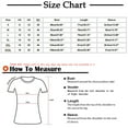 thumbnail image 2 of Patlollav Womens Plus Size Spring Print Mid-Length Sleeve Round Neck Casual Tee Tops, 2 of 5