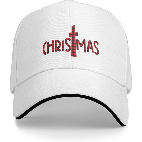 Merry Christmas Jesus Cross Hat Religious Gift Hat Christian God Baseball Cap for Women Men