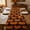 Black, variant on Gqtwoy Fall Pumpkin Linen Table Runner, Thanksgiving Table Decor, Autumn Table Runner, Waterproof Tablecloth, Halloween Party Decoration, Vintage Print, Home Dining Accessory, 72×13in