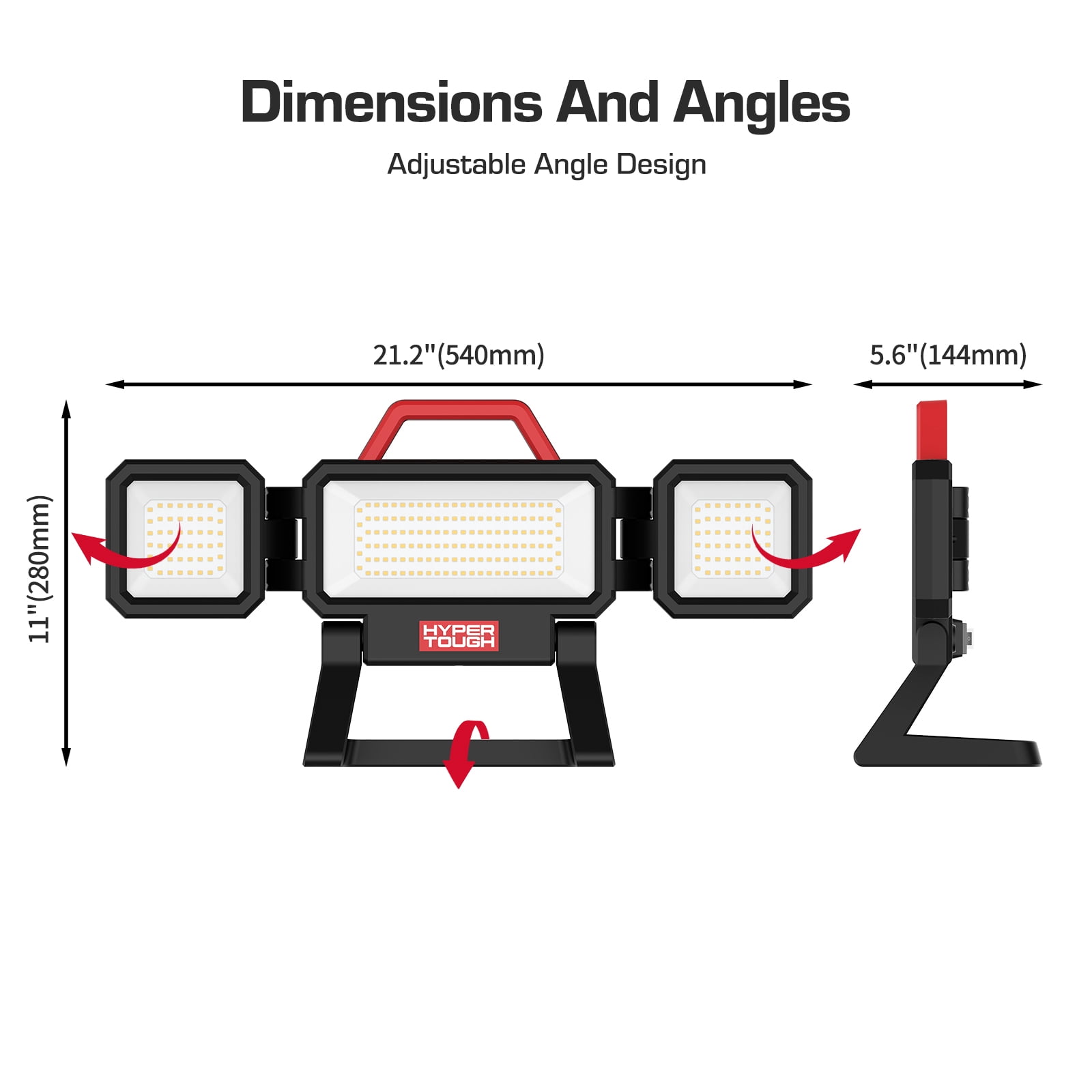 Hyper Tough 10,000 Lumen Work Light with Adjustable Tripod