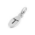 thumbnail image 1 of Capital T Alphabetical Engraved 925 Sterling Silver Pendant Jewelry, 1 of 2