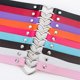 thumbnail image 4 of Collar con forma de corazón de PU estilo punk de Harajuku, color rosa, 4 of 5