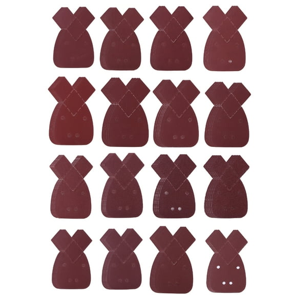 80Pcs Mouse Detail Sander Sanding Sheet Sandpaper for Black and Decker Detail