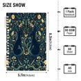 thumbnail image 2 of FORMRS 1-Subject Spiral Notebook 8" x 5" College Ruled 60 Refillable Sheet A5 Hard Cover, Shadowy Forest Pattern, 2 of 7