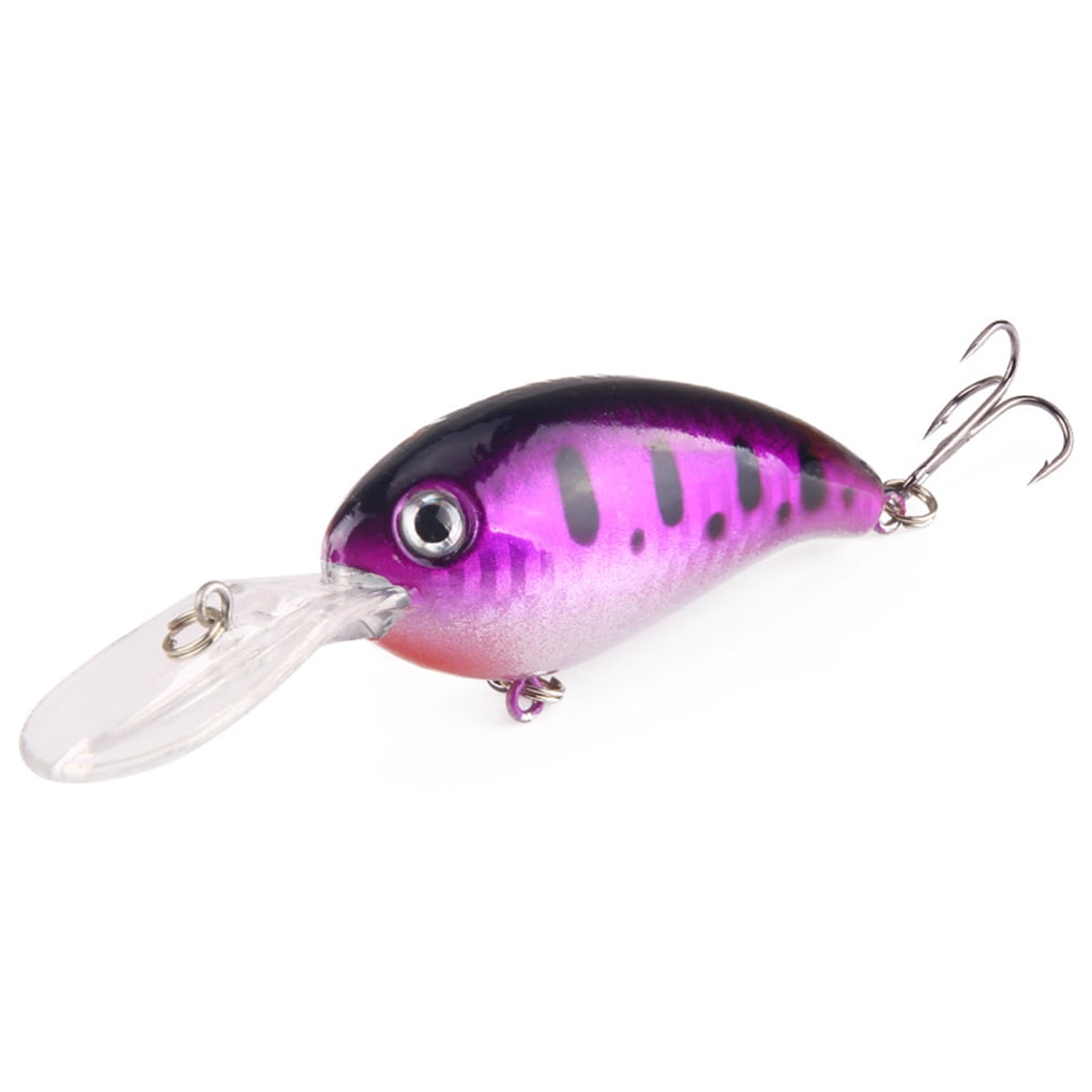 HUFFA 10 PCS/LOT Non Peint Plongeur Profonde Crankbait Blancs 11 CM 16G
