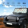 thumbnail image 6 of Bingfone Rabbit Is Eating Carrots Car Windshield Sun Shade Protector Keep Your Vehicle Cool Sun Shield Visor Cover Foldable for Car Truck SUV-Small, 6 of 8