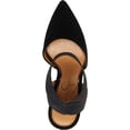 thumbnail image 4 of Jessica Simpson Womens Perinna Suede Stilettos Pumps Black 7.5 Medium (B,M), 4 of 4