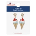 thumbnail image 2 of Way to Celebrate Americana Patriotic Ice Cream Cone Earrings, 2 of 4