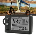 thumbnail image 4 of Electric Bicycle LCD Display Meter, Quick Button Operation Electric Bike Display Meter Control Panel Clear  For 22.2mm Handlebars, 4 of 8