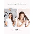 thumbnail image 3 of Hair Blow Dryer Brush: One-Step Hot Air Brush with 60mm Oval Barrel - 4 in 1 HairDryer Styler and Volumizer for Drying Straightening Curling Volumizing Hair Fight Frizz and Add Volume, 3 of 7