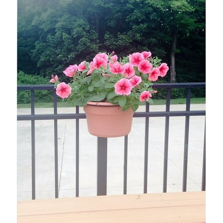- Fence Mounted Flower Pot Holder