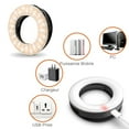 thumbnail image 7 of Rechargeable Ring Light Clip-on for iPhone, Android with 4 Adjustable Light Modes 40 Leds Beads Built-in 200mAh Battery Selfie Fill Ring Light for Photography Camera Video Girl Makes up, 7 of 7
