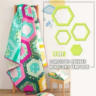 600pcs Hexagon Quilting Template 600 Pieces Hexagon Paper Quilting  Templates DIY Patchwork Paper Piecing For Domestic Sewing