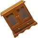 thumbnail image 5 of Miniature Shelf For Dollhouse Wooden Mini Bookshelf Storage Light Brown 1Set, 5 of 5