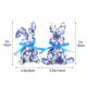 thumbnail image 2 of Decoraciones de Fiesta Azules Y Blancos Serie de Porcelana Azul Y Blanco Conejos de Tela Ornamentos Conejos de Pascua Suministros de Diseño de Fiesta de Vacaciones Decoraciones de Pascua para el Hogar, 2 of 5