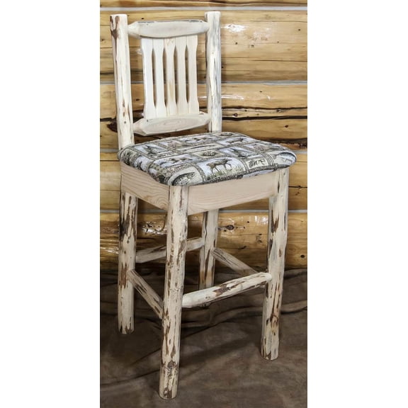 Montana Woodworks Montana 24 in. Wildlife Counter Stool
