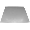 thumbnail image 2 of O'Creme Silver Wraparound Square Cake Pastry Drum Board 1/4 Inch Thick, 9" x 9" - Pack of 10, 2 of 5