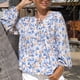 thumbnail image 1 of Blusa tipo Túnica Nikou con Mangas Abullonadas y Lazo para Mujer, 1 of 6