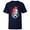 Navy, variant on Disney The Little Mermaid Ariel and Ursula - Short Sleeve T-Shirt for Kids - Customized-White