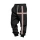 thumbnail image 3 of Ceisia Men Solid Color Loose Casual Pants Elastic Waist Drawstring Sports Gift Work Trousers, 3 of 9