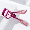 thumbnail image 3 of Rizador de pestañas de color rosa con 2 almohadillas de silicona de repuesto y mango con purpurina, herramienta para rizar pestañas para mujeres y niñas (rosa), 3 of 4