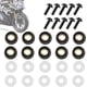 thumbnail image 1 of 10 pernos fijos de montaje en parabrisas | Tornillos para parabrisas de motocicleta, tuerca de tornillo | Perno de montaje del parabrisas | Tuercas de goma M5 para parabrisas de motocicleta | Tornillo, 1 of 6
