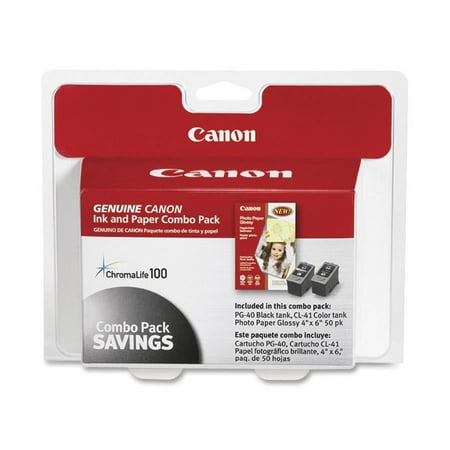 UPC: 0750845831399 | Canon PG-40  CL-41 (0615B009) Black Tri-Color Ink/Paper Combo