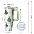 thumbnail image 2 of 30oz Xmas Tumbler with Snowflakes Lid Straw Stainless Steel Double Wall Insulated Cup Holiday Gifts, 2 of 5
