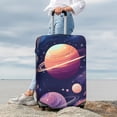 thumbnail image 5 of Cauagu Planet Pastel Galaxy Print Travel Luggage Cover,Travel Dust-proof Suitcase Cover Softside Suitcase Protector for 18-32inch,Not Included Suitcase, 5 of 8