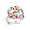Multi 2, variant on Color Polka Dots Patterns Stainless Steel Rings for Women, Open Adjustable Ring Promise Ring Jewelry Gifts