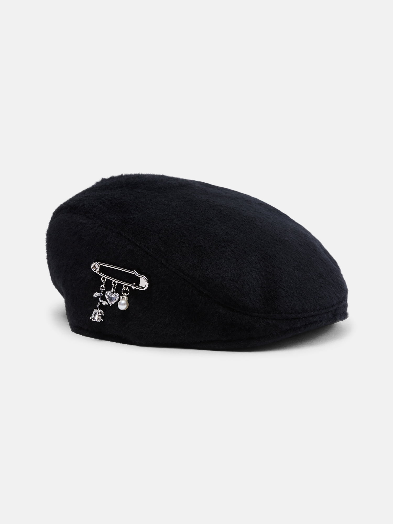 No Boundaries Women's Newsboy Hat, Black
