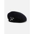 thumbnail image 2 of No Boundaries Women's Newsboy Hat, Black, 2 of 3