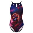 thumbnail image 4 of Himiko Toga Women's One-piece Swimsuit Bathing Suits High Neck Tummy Control Swimwear Swim Suit L, 4 of 7