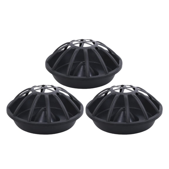 Sinyiin 3PCS Poultry Feeder 12 Hole Design Spillprevent Feeding Tray For Chicken Ducks Geese Prevents Food Waste And Messprevent