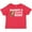 Red, variant on Inktastic Daddy's Fishing Buddy with White Text Boys Toddler T-Shirt