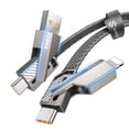 thumbnail image 1 of Cable SHEZI 4 en 1 USB C a Lightning de 1,5 m y 60 W para iPhone, 1 of 9