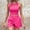 06 Hot Pink, variant on Weiqiqre Womens Two Piece Outfits Summer Fashion Crop Vest and Shorts Set
