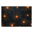 thumbnail image 3 of Halloween Spider Bat Spooky Table Mats Set of 4 12x18in Inch Seasonal Fall Holiday Place Mat Washable Anti-Skid Table Mats for Halloween Dining Table Accessories, 3 of 7