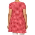 thumbnail image 4 of Women's Casual Plus Size Polka Dot Blouse Tunic Top Shirt, 4 of 4