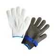 thumbnail image 4 of Guantes de trabajo Jadeshay 2 Guantes anticorte acero inoxidable y nailon, 4 of 8