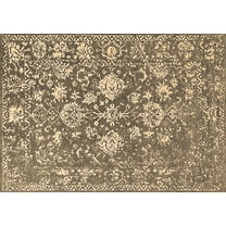 Ahgly Company Indoor Rectangle Persian Brown Bohemian Area Rugs, 2' x 5'