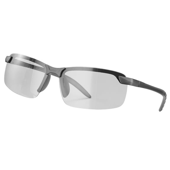 Sport Sunglasses Cycling Polarized Sun Glasses for Men Mountain Bike Driving Fishing Running, Gun Gray/Clear Gray