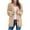 Beige, variant on Women's Open Front Cardigan Sweaters 2025 Fashion Button down Cable Knit Aran Outerwear Coats Solid Color Long Sleeve Loose Fit Winter Clothing for Women Green M