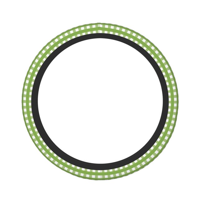 Fotbe Green Gingham Funda para Volante Universal de 15 pulgadas, Accesorios para Auto para Hombre y Mujer, Protector de Volante Cómodo para SUV y Sedán