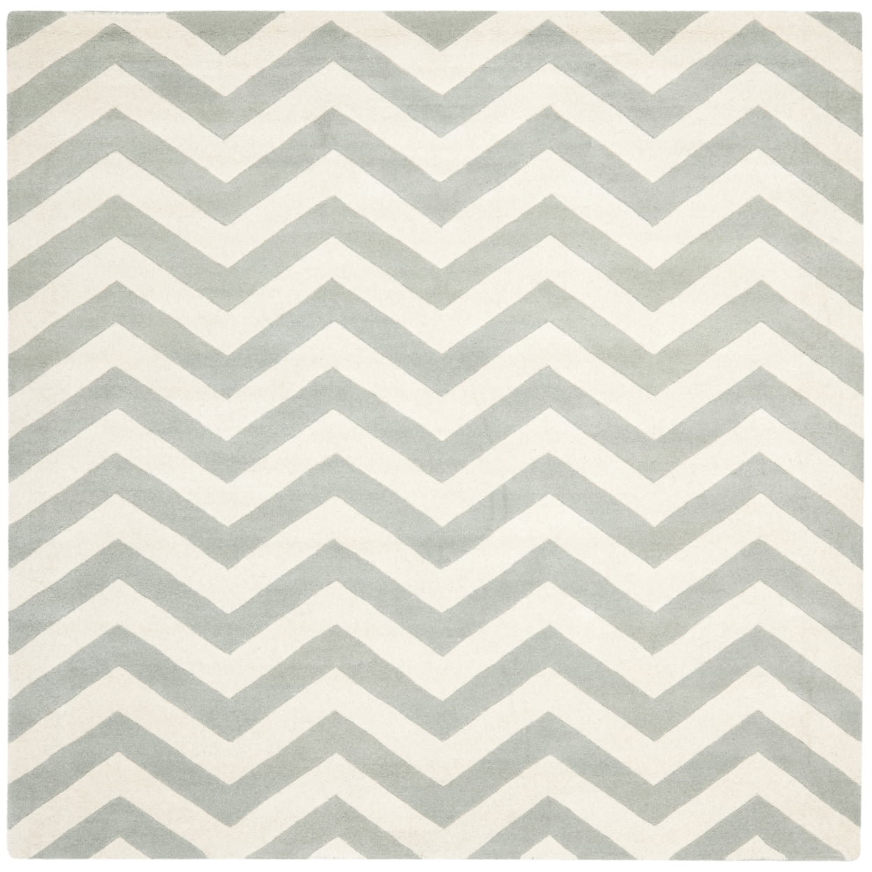 SAFAVIEH Chatham CHT715E Handmade Grey / Ivory Rug
