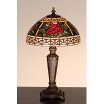 Meyda Tiffany - 37790 - One Light Accent Lamp - Roses & Scrolls - Pbnawg Flame Bai-75pack