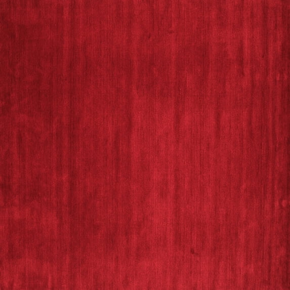 Ahgly Company Indoor Square Abstract Red Contemporary Area Rugs, 4' Square