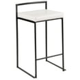 thumbnail image 4 of LumiSource Fuji Stacker 26" Fixed-Height Counter Stool - Set of 3, 4 of 6